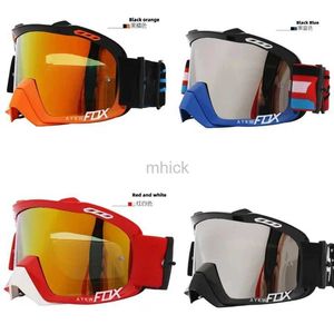 Utomhus Eyewear Aykwfox Cycling Glasses Off Road Goggles Glasögon Motorcykel Solglasögon Universal Mountain Bike Mask Wind Protection Ski Goggles 240122