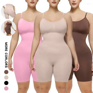 Women's Shapers Sexy Slimming Bodysuit Corset Jumpsuit Full Shapewear Elastic BuLifter Plus Size Women Seamless Body Shaper For