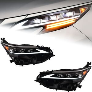 Car Headlights for Toyota Sienna 20 21-2023 LED Upgraded Front Lamp DRL Dynamic Turn Signal Head Lamp Assembly