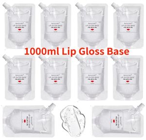 1000 ml fai da te trasparente lipgloss olio base antiaderente rossetto idratante materiale gel lip gloss base fatta a mano rossetto liquido trucco9566913