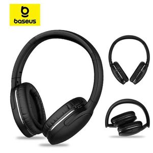 Наушники для сотового телефона Baseus D02 Pro Беспроводные Bluetooth-наушники HIFI Стереонаушники Складная спортивная гарнитура с аудиокабелем для планшета iPhone YQ240120