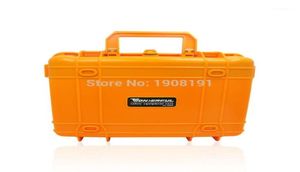 Whole Waterproof Hard Case with foam for Camera Video Equipment Carrying Case Black Orange ABS Plastic Sealed Safety Portable3382569