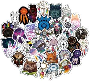 55Pcs Dream Catcher sticker Dreamcatcher graffiti Stickers for DIY Luggage Laptop Skateboard Motorcycle Bicycle Stickers3809742