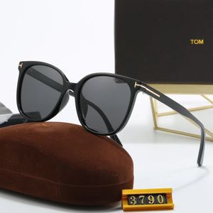 Toms Fords heiße Designerin Sonnenbrille Luxus Tom Sonnenbrille für Frauen Brille Männer Klassische UV 400 Brille Mode Sonnenbrille geeignet im Freien Strand mit Box 5 Colo