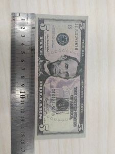 US Money Actual Prop Dollar Atmosphere Bar Counterfeit Copy Toy Size Gun 1:2 Stage Birth Jqlef