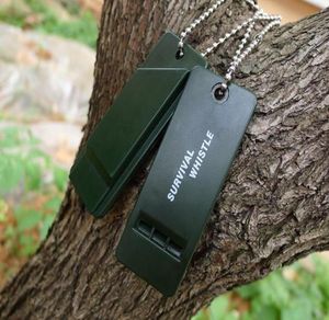 Survival Rescue Tool Equipment Emergency Sound Whistle för utomhusvandring bushcraft av DHL2619055