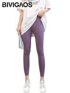 Capris bivigaos Summer Tin Color Leggings Sport