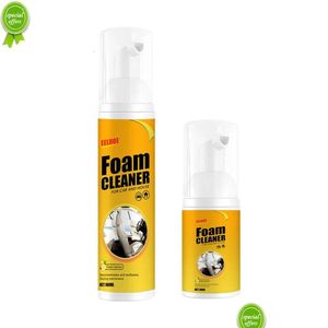 Car Cleaning Tools New 30/100Ml Mti-Purpose Foam Cleaner Leather Clean Wash Moive Interior Home Maintenance Surfaces Spray Drop Delive Dhgbm