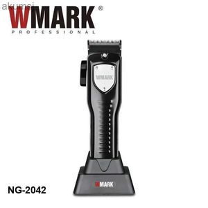Haarschneidemaschinen WMARK Akku-Haarschneider NG-2042 Elektrischer Haarschneider 2000 mAh Akku-Haarschneider Fade-Klinge YQ240122