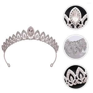 Berets Bridal Headband Crowns Korony Kobiety Urodziny Białe Diamentowe Acloy Wedding Akcesoria Brides