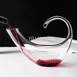 要約アート10001500ML Scorpio Shape Decanter Crystal Glass Family Bar Red Wine Hip Flaskホリデーギフトセパレーター装飾品240122