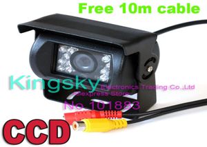 18 IR LED -sensorbilens bakre CCD -reversering Parkeringskamera 120 ° för 12V24V busbil4712047