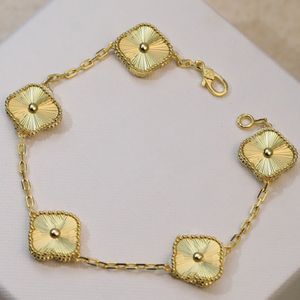 Lüks dört yaprak yonca bilezik kolye tasarımcısı mücevher elmaslar kadınlar için bileklik kolye seti sevgililer günü nişan doğum günü hediyeleri kızı için