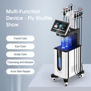 Multifunzione Face Lifting Ossigeno Idra Dermoabrasione Macchina per la cura della pelle Pulizia del viso ad ultrasuoni Ringiovanimento Rimuovi i punti neri