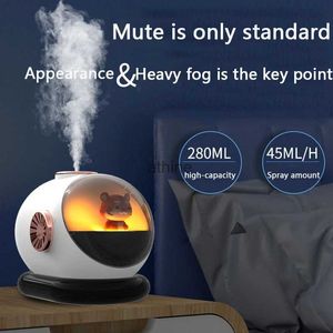Hemerileştiriciler Ev Ağır Sis Sessiz Yatak Odası Klima Odası Masaüstü Hava Küçük Hava Saflaştırma USB Nemlendirici YQ240122