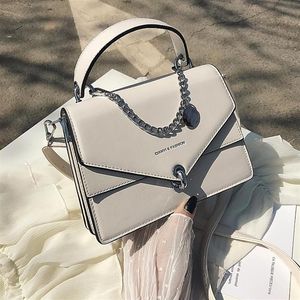 Fashion Style Girls Vintage Small Square Bag 2021 Summer Chains Bandbag Women Casual Wild ombro da maré diagonal feminina324f