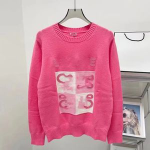 Suéter casual novo outono inverno suéteres de algodão gola redonda manga comprida moletom bordado malhas roupas masculinas roupas quentes de inverno tamanho s-l preto rosa branco