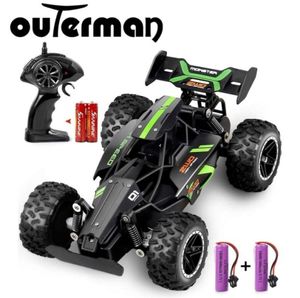 Outerman RC Araba 118 Ölçek 2 Uzaktan Kumanda RC Yüksek Hızlı Yarış Araç Elektrik Oyuncak Araba RC Yetişkinler İçin Otomatik Otomobil LJ20120964985764571185