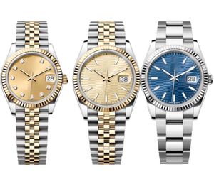 модные брендовые мужские и женские классические дизайнерские часы из нержавеющей стали, автоматические механические часы, 36 мм, керамический циферблат, роскошные подарочные часы для мужчин, наручные часы в стиле журналов