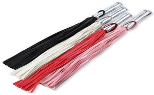 PU Couro Chicote Bondage Flogger Ass Spanking Metal Anal Butt Plug Ânus Massageador Escravo Em Jogos Adultos Fetiche Brinquedos Sexuais Para Couples2380789