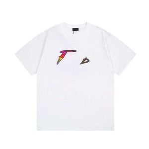 mody mężczyzn designerka T Shirt T -koszulki męskie ciężkie litera graficzna graficzna koszulka z krótkim rękawem