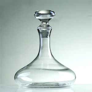 6001700 мл Creative Heart Free Crystal Glass Glass Wine Decanter Linlang Whiskey Container Персонализированный подарки 240122