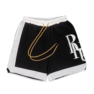 24SS Rhude Men Tirina shorts de alta qualidade Moda de designer de manga curta Europa America Homens Mulheres Round Neck Tshirts e Size S-Xlzkv0 nos EUA