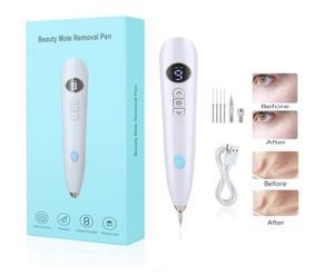 Mole Tattoo Freckle Removal Pen LCD Professional LED Light Sweep Spot Corn Dark Remover 9 Speed ​​Skin Care Needle Tool 2207112402667