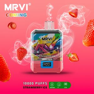 EU warehouse Original MRVI COMING 10000 Puffs Disposable Vape 12K with display screen 10 Flavors 5% E Cigarettes free ship to eu