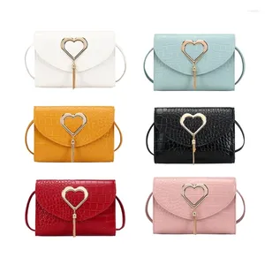 Borse da sera Borsa piccola da donna con motivo a cuore Borsa comoda a tracolla alla moda, perfetta per l'uso quotidiano come regalo