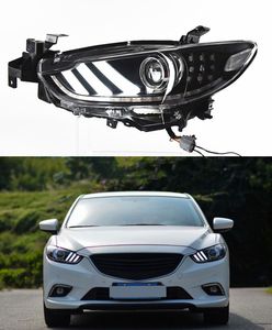 Светодиодные фары дневного света для Mazda 6 Atenza 2013-2017, лампа указателя поворота дальнего света, автомобильные аксессуары