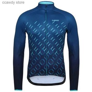 Men's T-Shirts Cycling Shirts Tops CUSROO 2023 New Man Long Sleeves Jersey Custom Made Guy Summer Bike Clothing Boy Sports MTB CYCLING JERSEYH24122