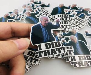 I DID THAT 100Pcs USA President Biden Stickers Nonrandom For Car Bike Luggage Sticker Laptop Skateboard Motor Water Bottle Snowb7376409