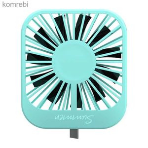 Electric Fans Mini Portable USB C Fan USB Gadget Fan för typ C USB C COOLING PACKING FAN DUMITORY FAN LOW POWERL240122