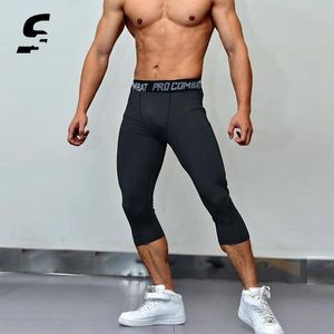 Spodnie męskie bieganie w obcisłe kaszpresowe legginsy sportowe sporne spodnie treningowe dla mężczyzn trening koszykówki 3xl jogging legginsy