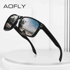 Occhiali da sole AOFLY Occhiali da sole polarizzati quadrati per uomo Donna - Protezione UV Antiriflesso Occhiali da sole da pesca per guida Visione notturna YQ240120