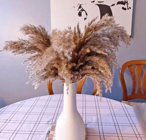 Decorative Flowers Wreaths 1020PCS Send Vase Wedding Decoration Pampas Grass Flores Secas Dried Party Dekoration Fleur Artifici6225301