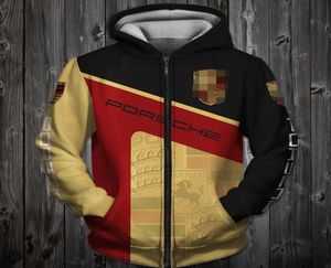 Porsche Street Running Racing Maglione Abbigliamento da motociclista Tuta da equitazione Maglione da corsa Fan Giacca casual con cappuccio2571456