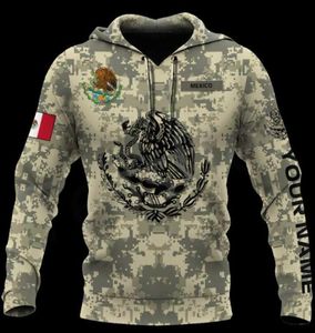 Men039s moletons moletom bandeira do exército do méxico crânio veterano ternos militares camo 3dprint masculino feminino casual engraçado pulôver jaqueta9350401182491