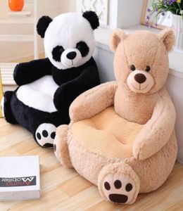 Tapetes capa de sofá dos desenhos animados crianças assento de pelúcia confortável animal panda bebê cadeira portátil presente sem interior1108162