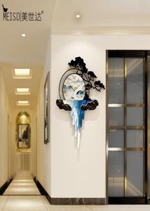 Meisd Vintage Design Clock Large Decoration Home Watch Quartz Silent Wall ClockハンギングプリントHorloge Home Decor 2011187737058