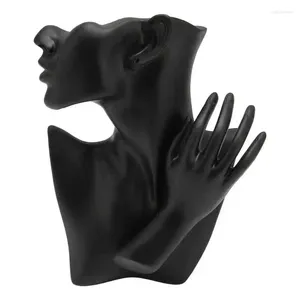 Jewelry Pouches Display Stand Decorative Resin Mannequin For Shop