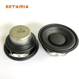 スピーカーSOTAMIA 2PCS 2インチ52mmオーディオフルレンジスピーカー4 8オーム20W 15W 10WベースホームシアタースピーカーDIY BLUETOOHスピーカー