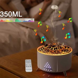 Umidificatori Altoparlante Bluetooth Umidificatore Aroma Diffusore di oli essenziali Portatile 2 Nebbie Mosdes Diffusore di oli essenziali Camera da letto Rumore bianco YQ240122