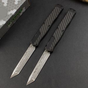 MT carbon handle Horse Blade Heretic Cleric II knife EDC Defensive Tactical Straight Knife Survival Knife