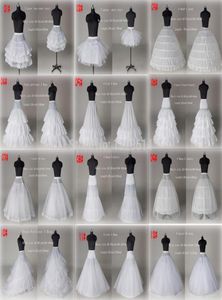10 stil billig vit en linje boll klänning sjöjungfru bröllop prom brud petticoats underskirt crinoline bröllop tillbehör brud slip 2712863