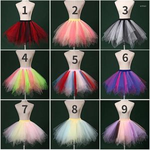 Skirts Women White Tutu Skirt Petticoat Under The Dress Tulle For Girls Table Long Adult Fashion 2024