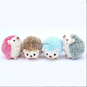 Plush Dolls 12CM Plush Hedgehog Toys Key Chain Ring Pendant Plush Toy Animal Stuffed Anime Car Fur Gifts for Women Girl Toys Doll