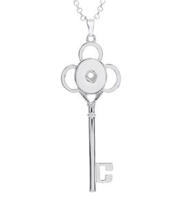 Noosa parçaları Anahtar Kolye Lover Charms Kolye DIY Takı 18mm Snap Düğmeleri ve Yüceltme Alüminyum Sayfası1937697