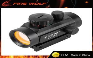 Fire Wolf 1x40 Av Taktik Holografik Tüfekler Kırmızı Yeşil DOKULAR OPTİK GÖRÜNÜM KAPSAMI ayarlanabilir tüfek tabancası Scope9607018